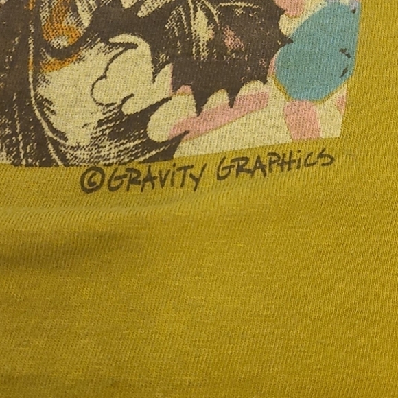 Gravity Graphics Comic Print Long Sleeve Tee M - Picture 5 of 6